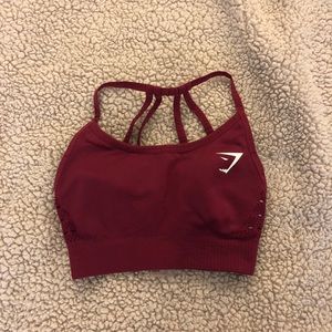 Gymshark Beet Energy Seamless Sports Bra